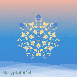 Scryptal #16 - ETH charity dynamic on-chain NFT