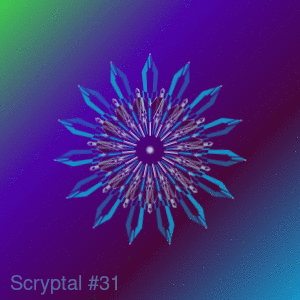 Scryptal #31 - ETH charity dynamic on-chain NFT