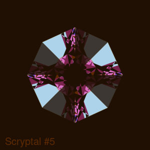 Scryptal #5 - ETH charity dynamic on-chain NFT