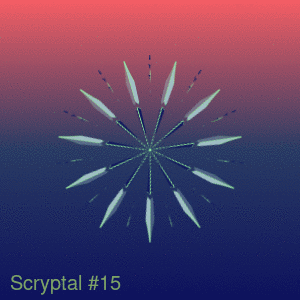Scryptal #15 - POLYGON charity dynamic on-chain NFT