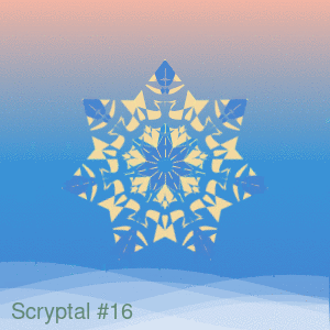 Scryptal #16 - POLYGON charity dynamic on-chain NFT