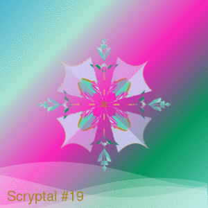 Scryptal #19 - POLYGON charity dynamic on-chain NFT