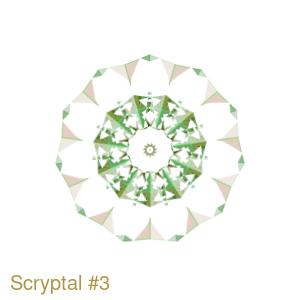 Scryptal #3 - POLYGON charity dynamic on-chain NFT