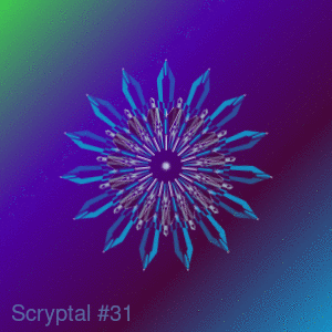Scryptal #31 - POLYGON charity dynamic on-chain NFT