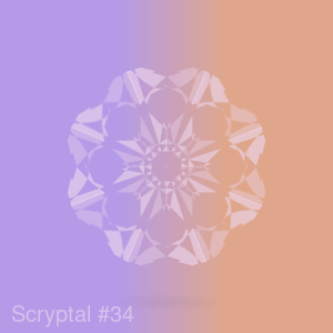 Scryptal #34 - POLYGON charity dynamic on-chain NFT