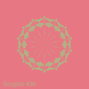 Scryptal #36 - POLYGON charity dynamic on-chain NFT