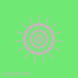 Scryptal #41 - POLYGON charity dynamic on-chain NFT