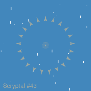 Scryptal #43 - POLYGON charity dynamic on-chain NFT