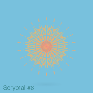 Scryptal #8 - POLYGON charity dynamic on-chain NFT